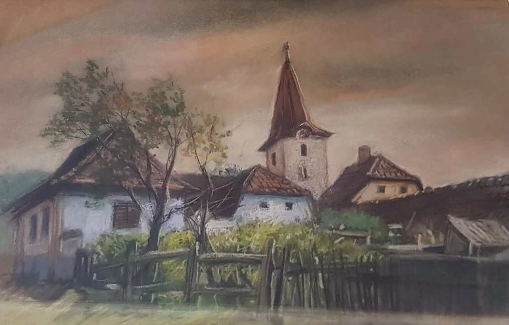 Casa in Transilvania-grafica-mirela-hagiu