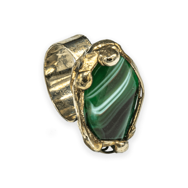 Inel agată verde-bijuterie-alina-bancila
