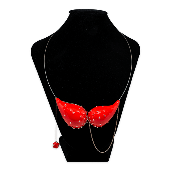 Colier roșu-bijuterie-maria-filipescu