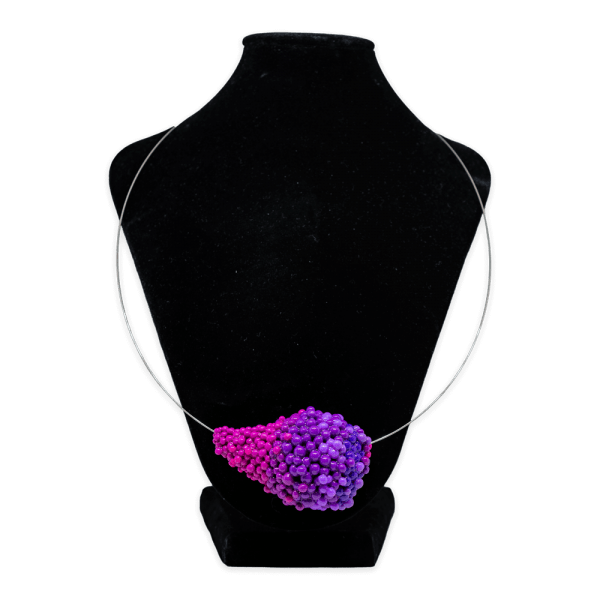 Colier sfere violet-bijuterie-maria-filipescu